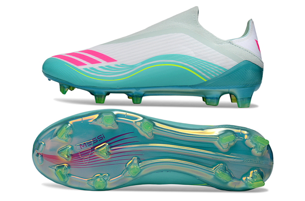 Messi# F50 TF broken nails Football Shoes