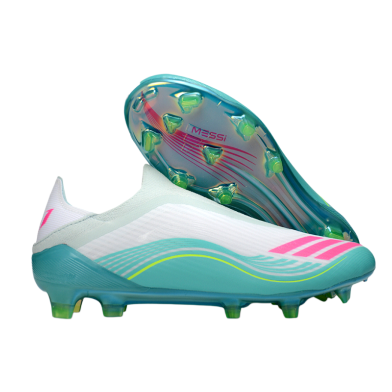 Messi# F50 TF broken nails Football Shoes