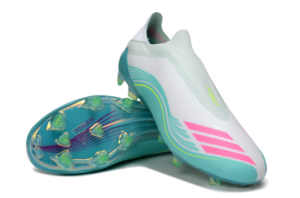 Messi# F50 TF broken nails Football Shoes