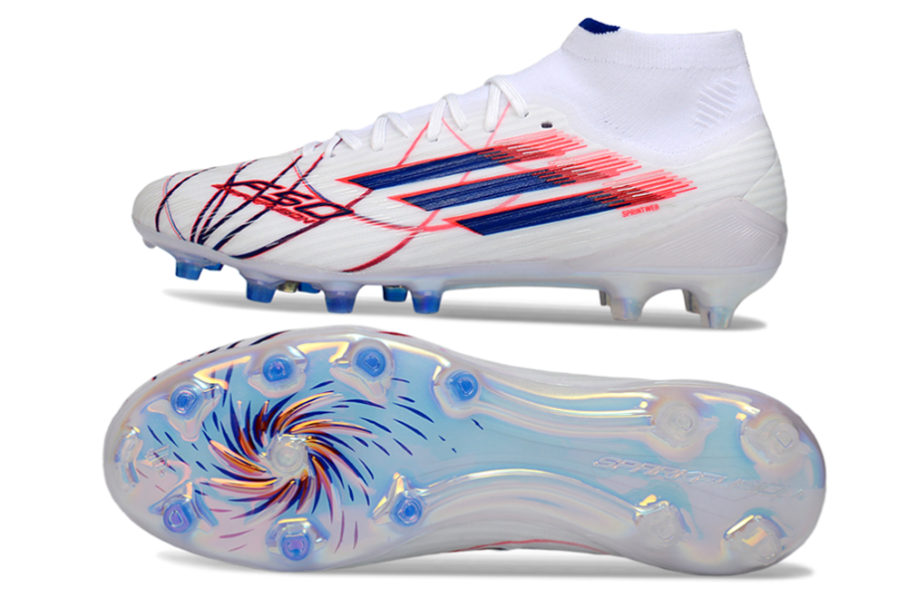 F50 with shoelaces fully knitted waterproof FG Football Shoes