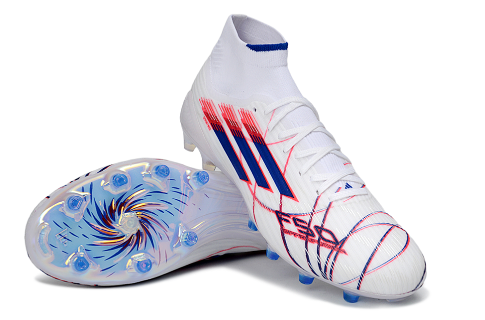 F50 with shoelaces fully knitted waterproof FG Football Shoes