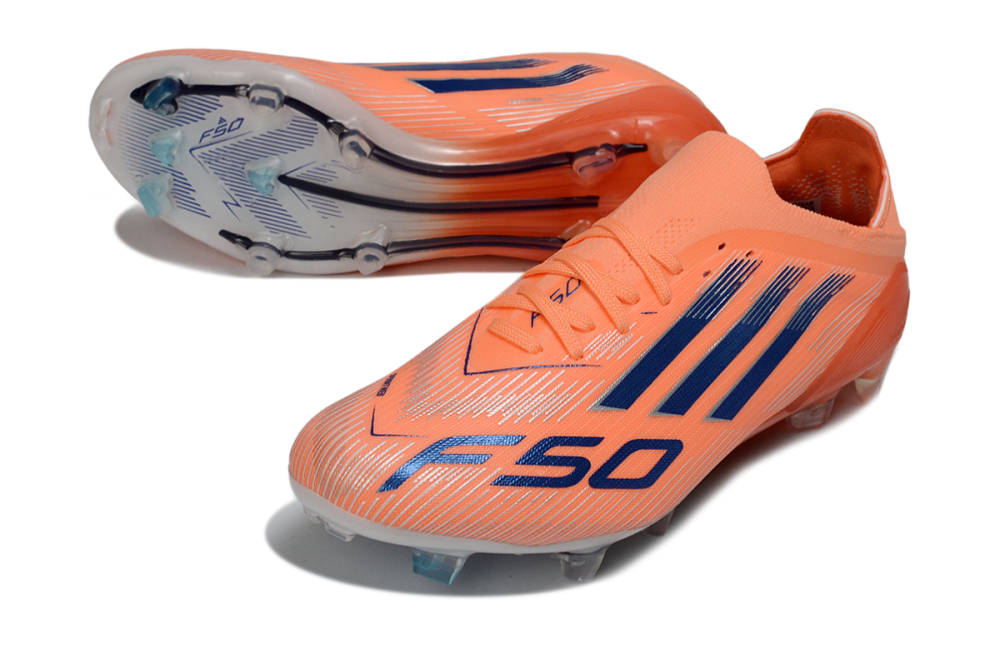 F50 with shoelaces fully knitted waterproof FG Football Shoes