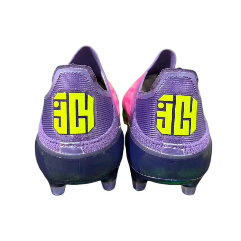 F50 shoelace free fully knitted waterproof AG Football Shoes