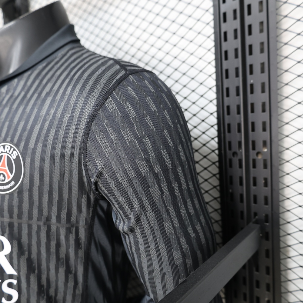 PSG 2025-26 4th Away Long sleeved Football jersey Player version