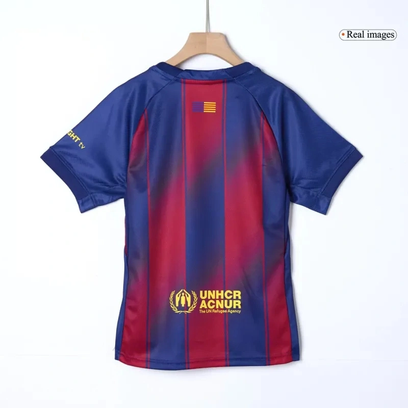 Barcelona Home Kids Football jersey Full 2025-26 kit Fan Version