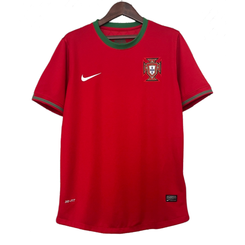 2012 Portugal Retro Home Soccer Jersey Fan Version