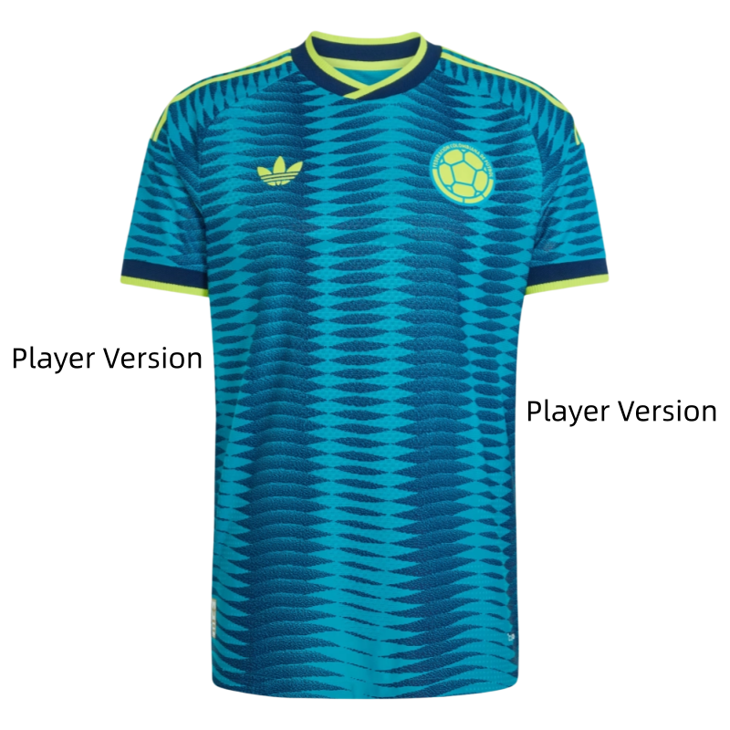 Colombia World Cup 2026 Away Short Sleeve Kit & Jersey Player Version