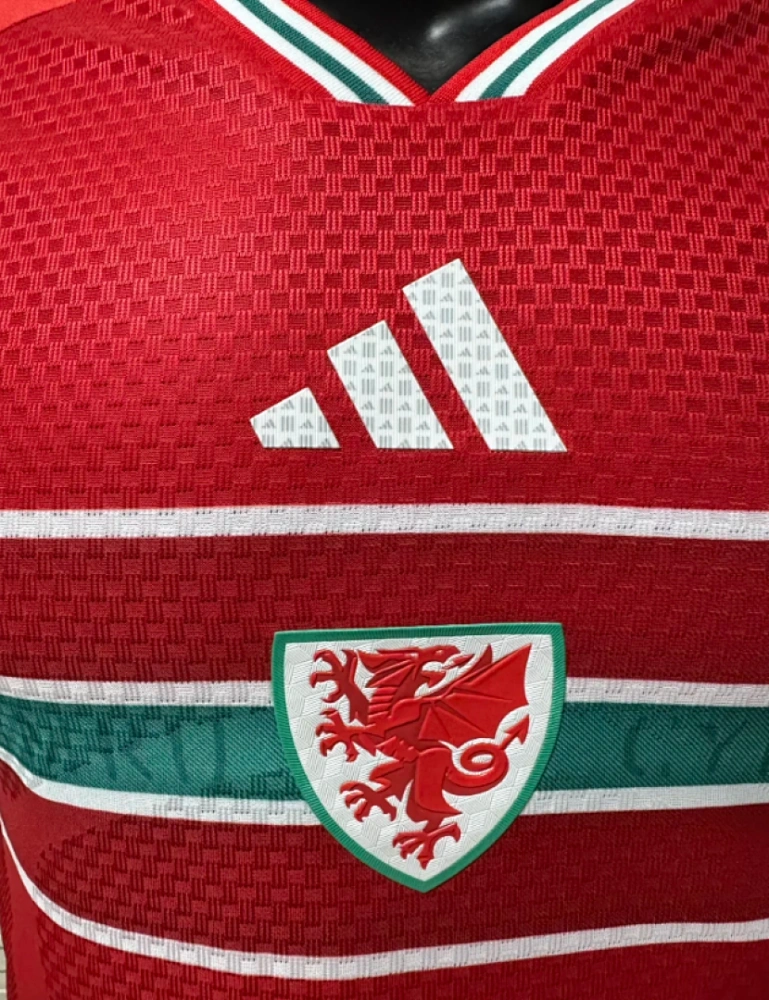 Wales World Cup 2026 Home Short Sleeve Kit & Jersey Player Version
