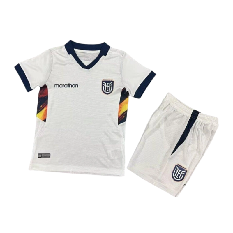 Ecuador World Cup 2026 Third Kids Short Sleeve Kit & Jersey + Shorts Fan Version