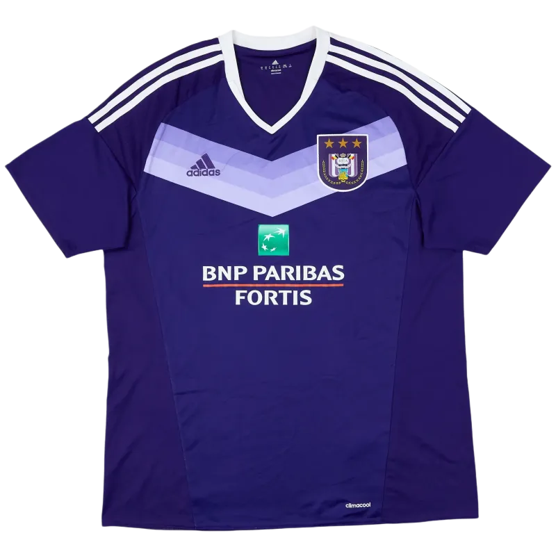Anderlecht 2016-17 Retro Home Short Sleeve Jersey Fan Version
