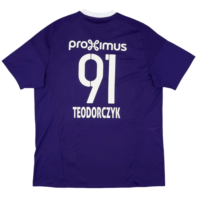 Anderlecht 2016-17 Retro Home Short Sleeve Jersey Fan Version
