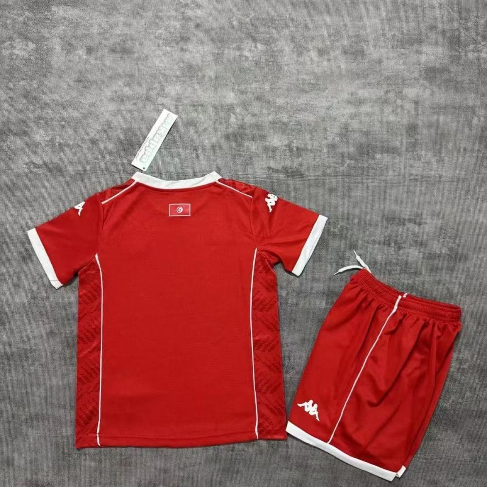 Tunisia 26-27 kids version World Cup football jersey