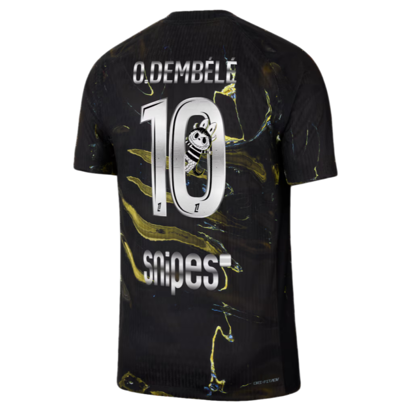 PSG Jordan Night Edition Dri-FIT ADV Match Jersey 2025/26 – O. Dembélé 10 Labubu