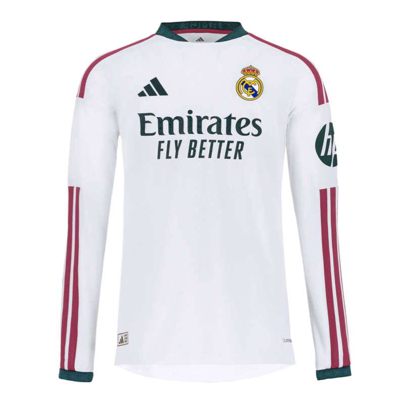 Real Madrid 2026-27 Long Sleeve Home Football Shirt Fan version