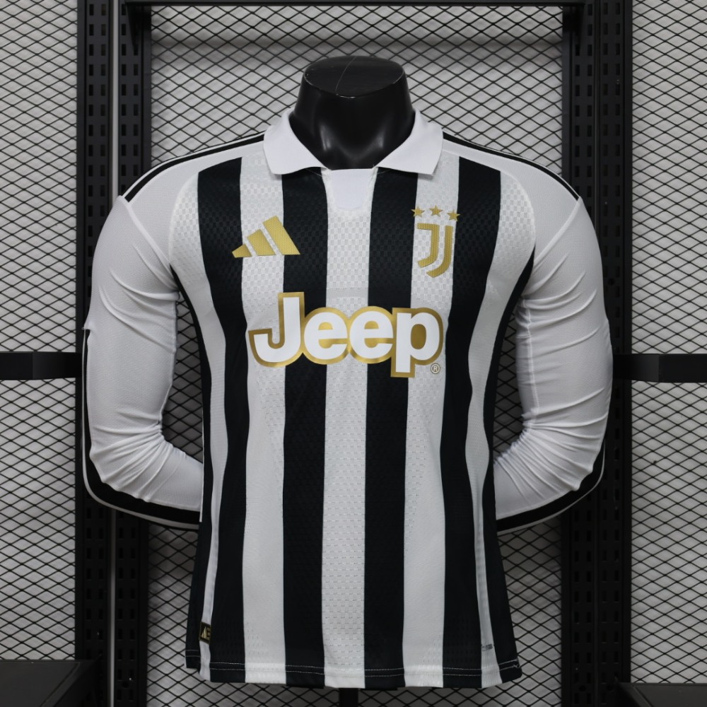 Juventus 26-27 Home Soccer Jersey Long sleeves Player Version