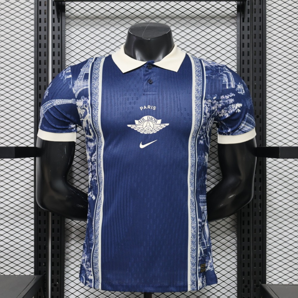 26-27 PSG X Dior Mens Player Special Edition Soccer T-Shirt