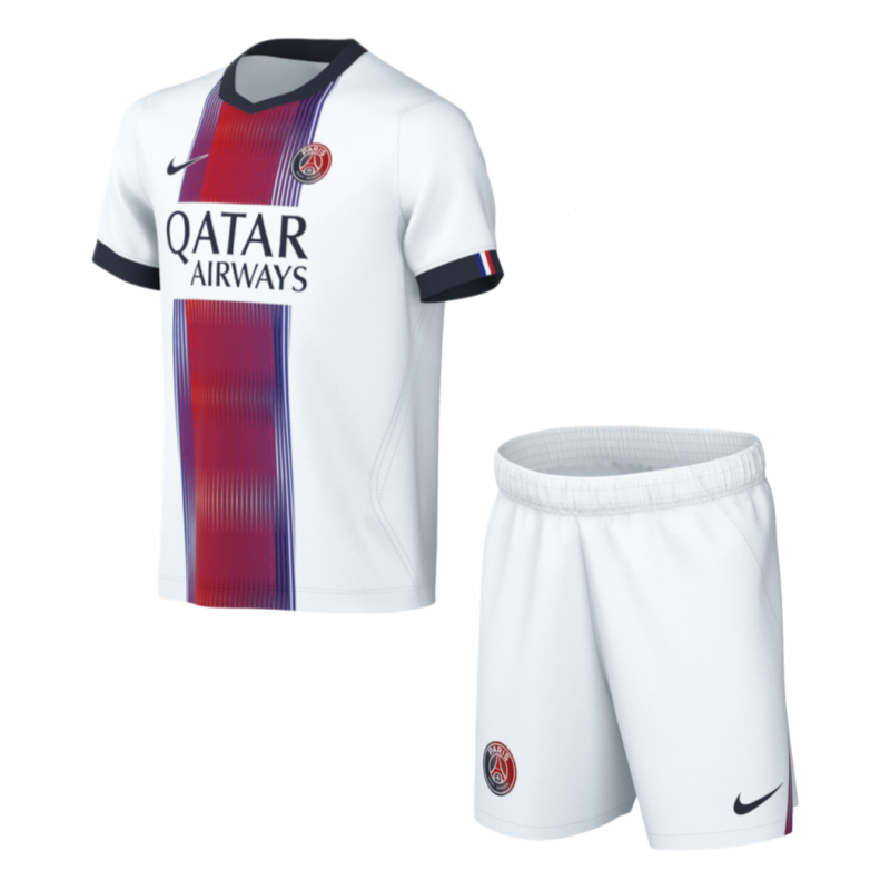 PSG 2026/27 Away Short Sleeve Kit & Jersey Kids Version