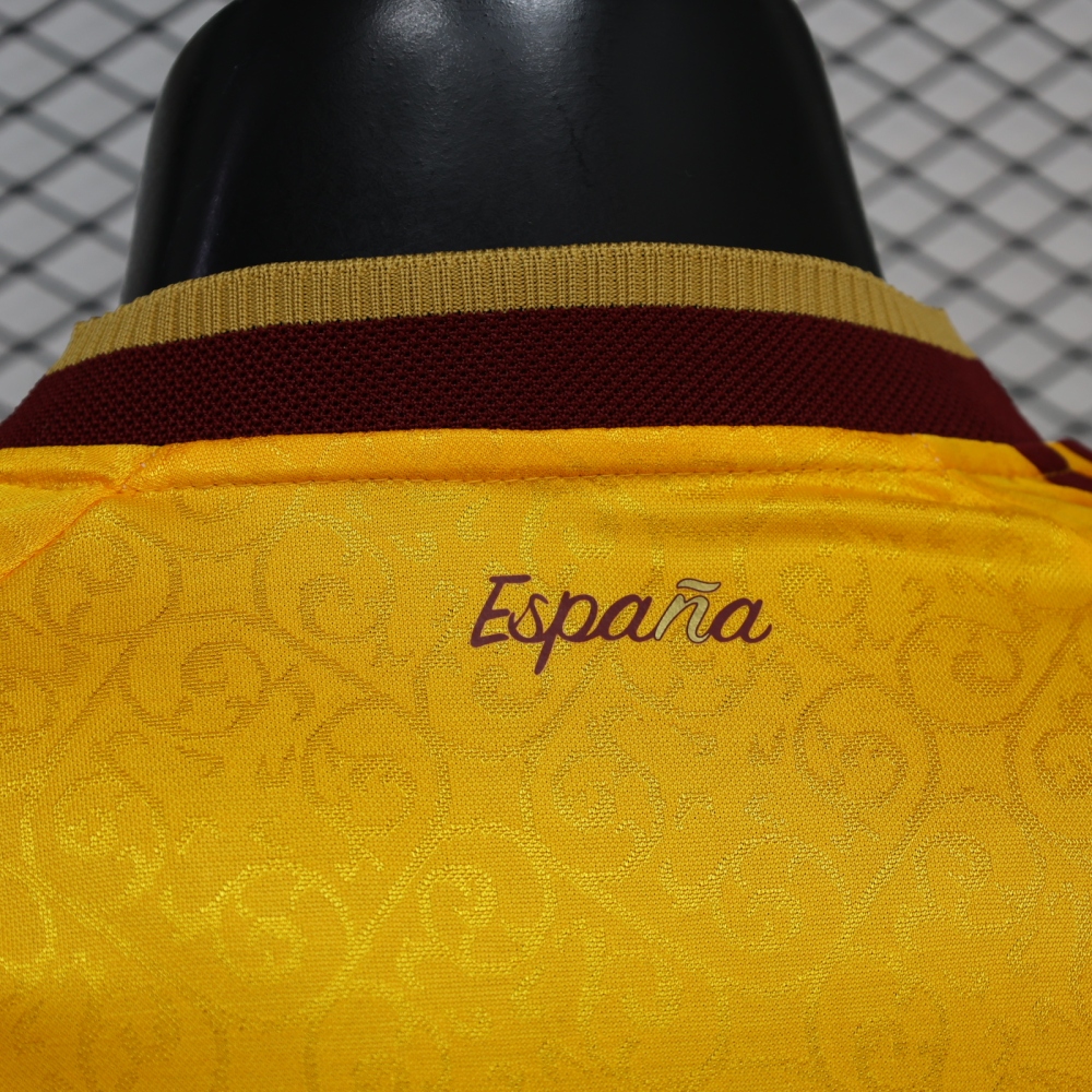 26-27 Spain Special Edition Yellow Football Jersey Player Version