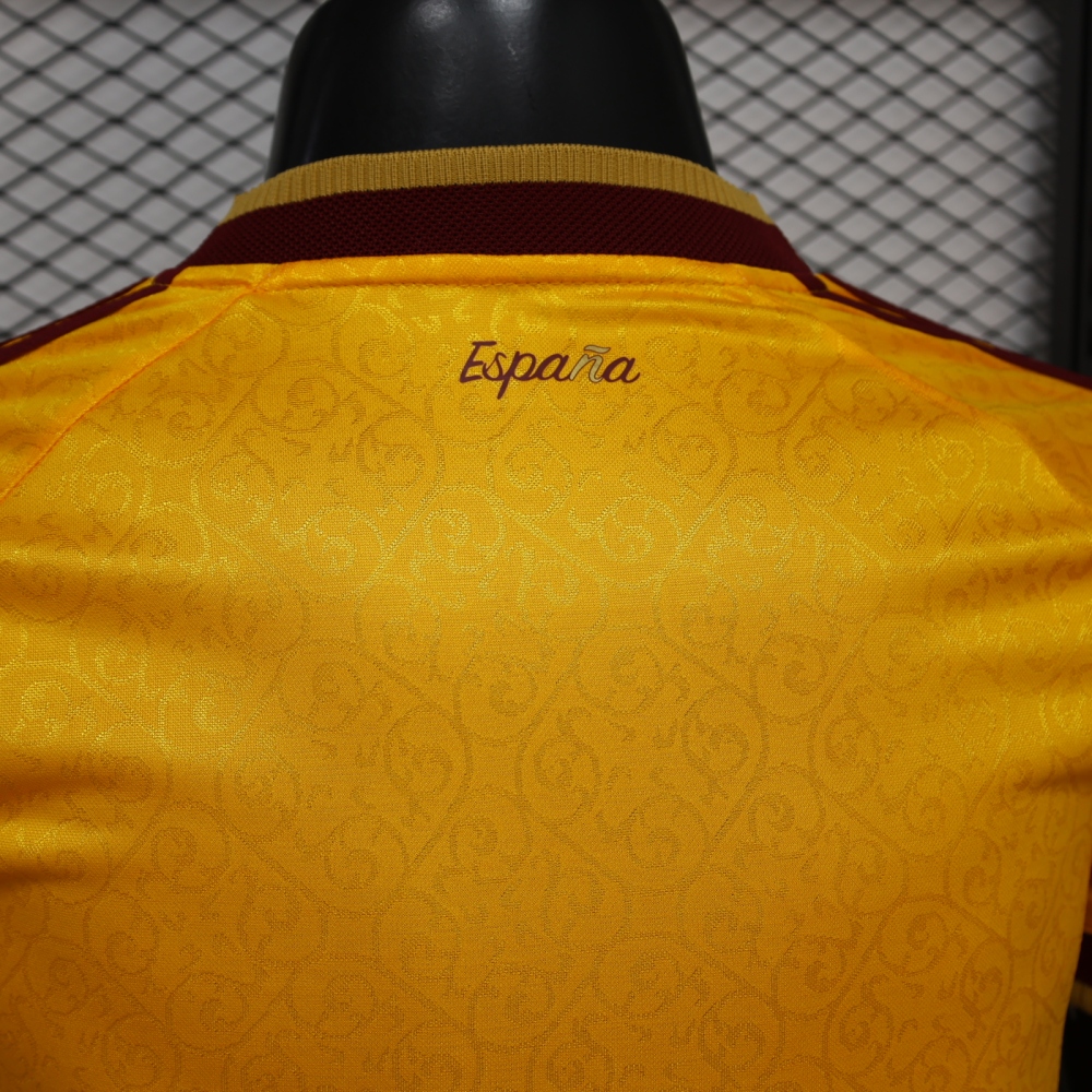 26-27 Spain Special Edition Yellow Football Jersey Player Version