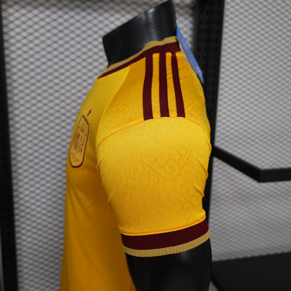 26-27 Spain Special Edition Yellow Football Jersey Player Version