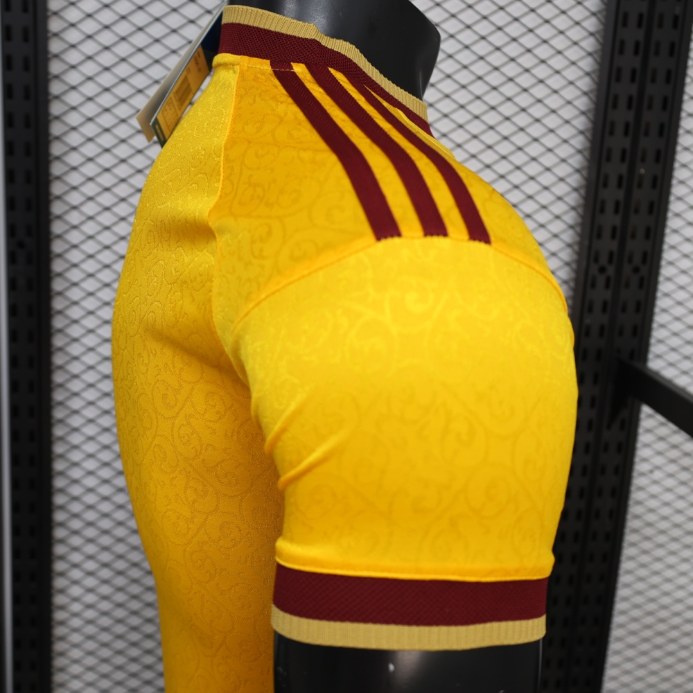 26-27 Spain Special Edition Yellow Football Jersey Player Version