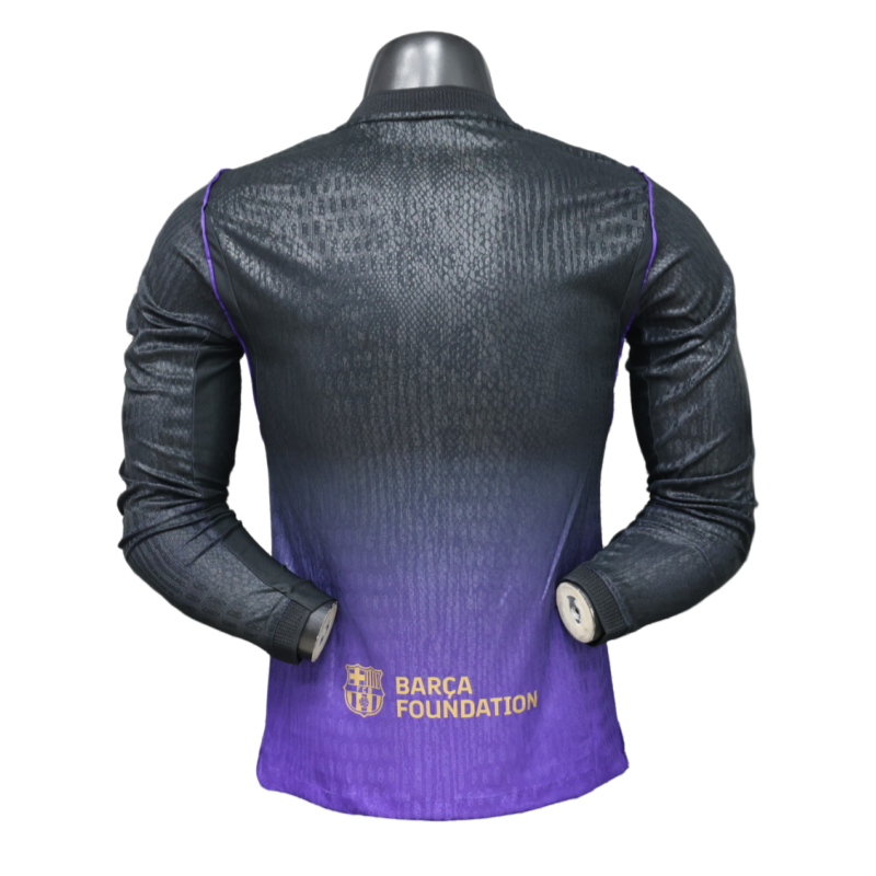 Barcelona 2026-27 away long sleeved football jersey player version