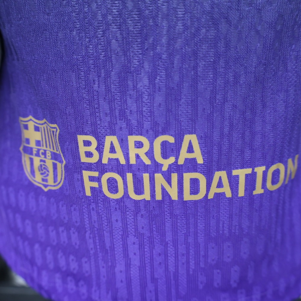 Barcelona 2026-27 away long sleeved football jersey player version