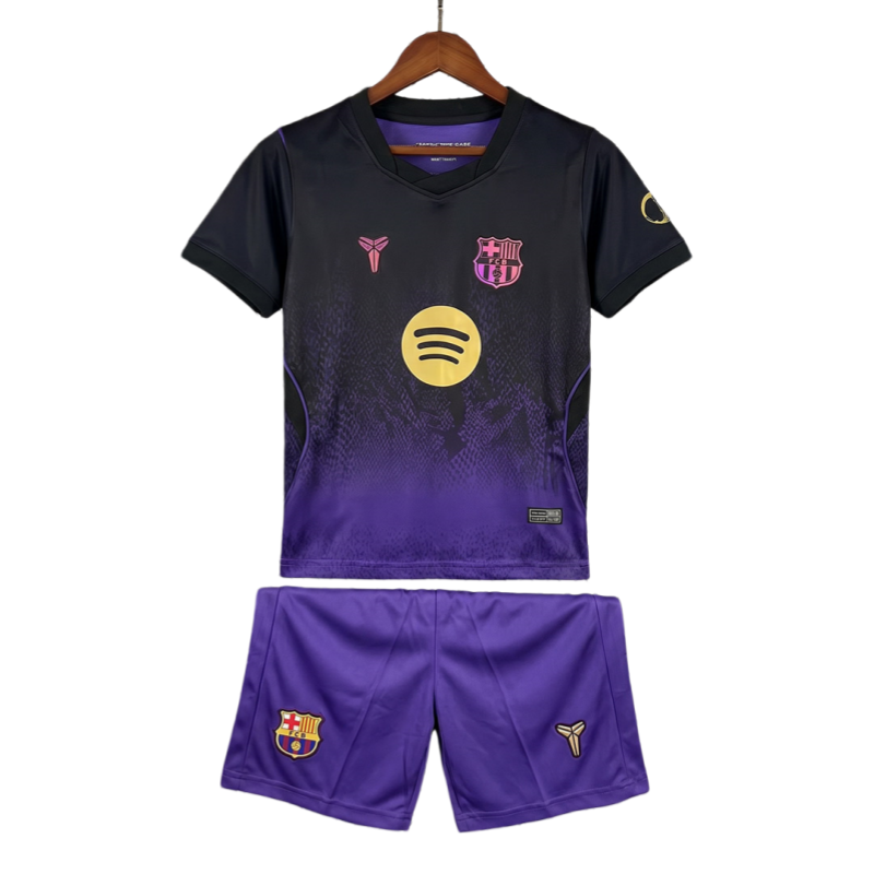Barcelona 2026/27 away football children's jersey+shorts