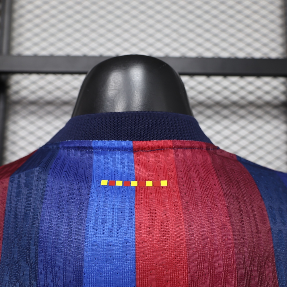 Barcelona 2026-27 season home long sleeved football jersey player version