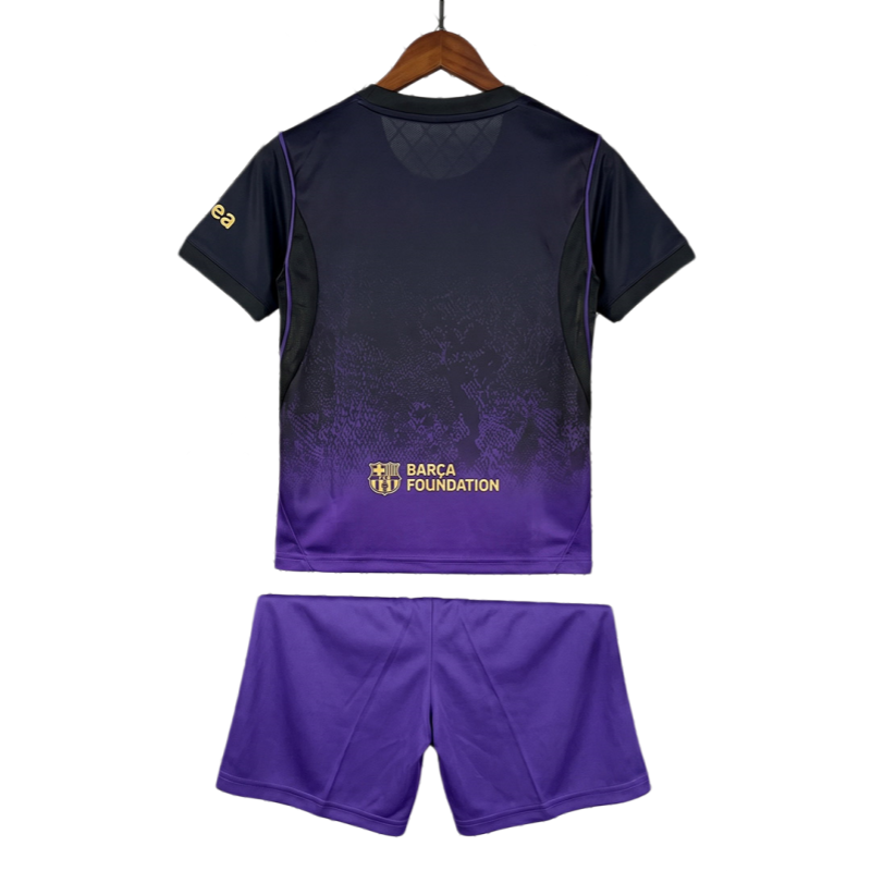 Barcelona 2026/27 away football children's jersey+shorts