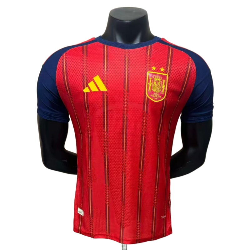 2026 Spain World Cup Champion 2 Stars Home short sleeved jersey Player version