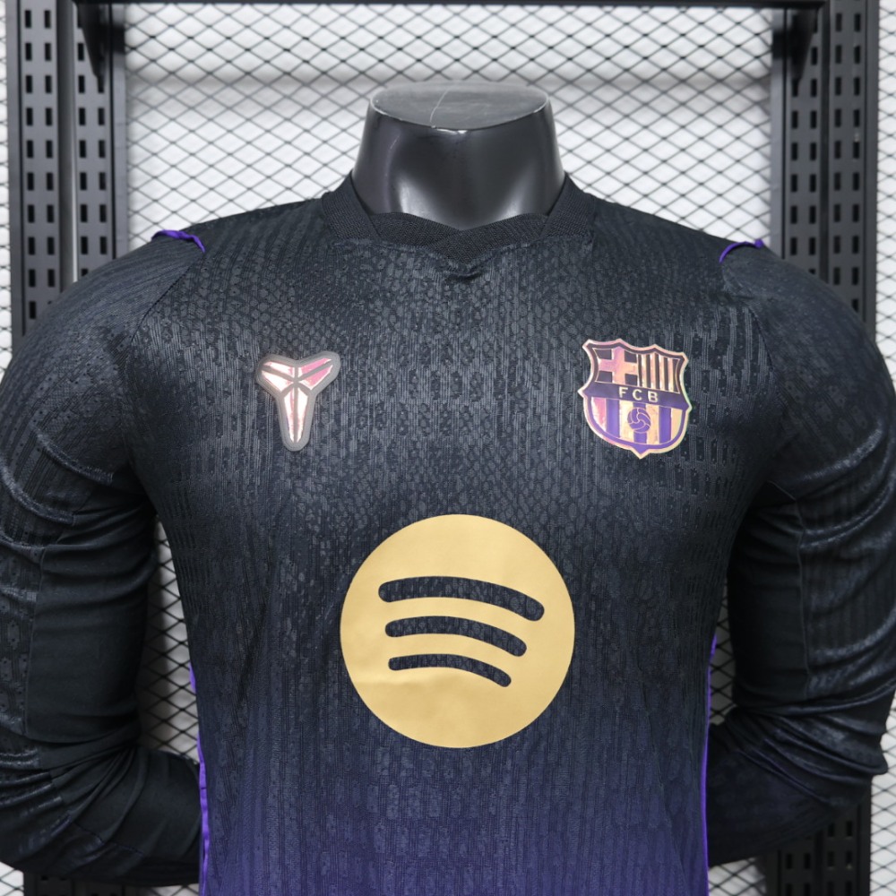 Barcelona 2026-27 away long sleeved football jersey player version