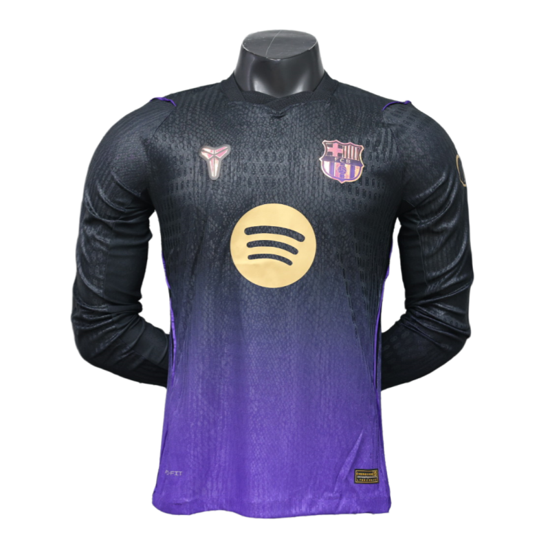 Barcelona 2026-27 away long sleeved football jersey player version