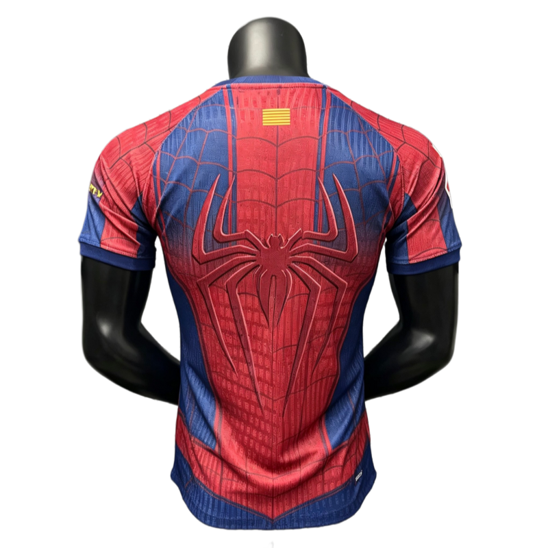 Barcelona 2026-27 Spider Man Special Edition Player Edition jersey