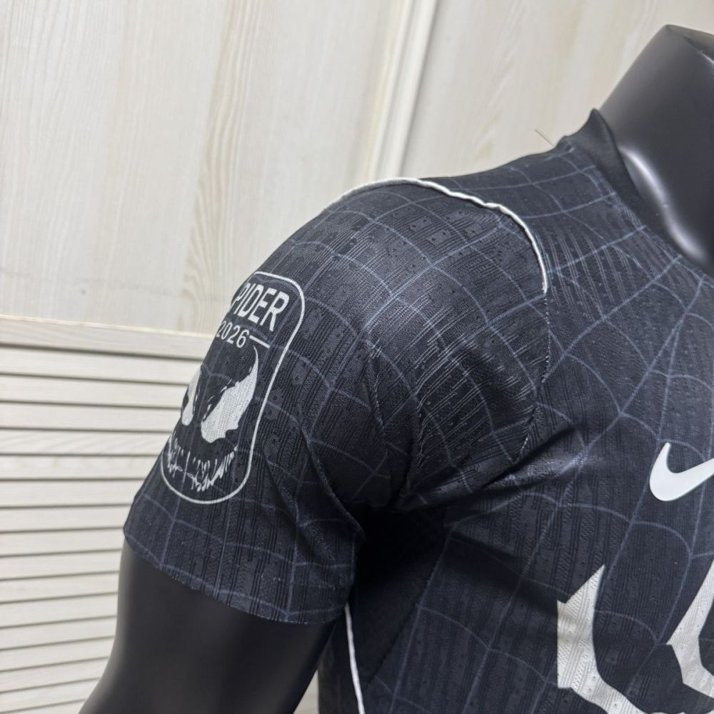 Barcelona 2026-27 season Black Spider Man Special Edition Player Edition jersey
