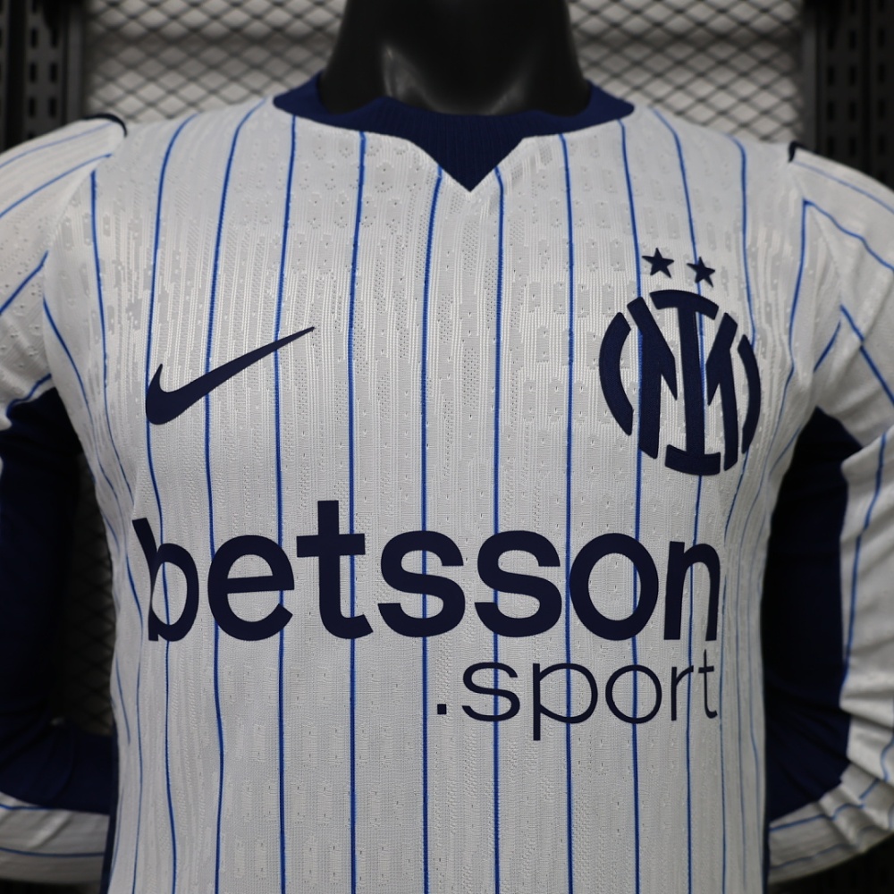 Inter Milan Authentic Football Jersey Away Long Sleeve Shirt 2026/27