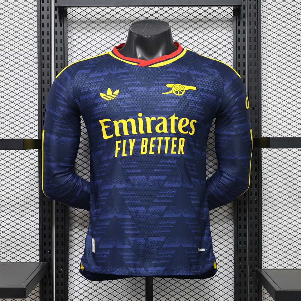 Arsenal Authentic Soccer Jersey Away Long Sleeve Shirt 2026/27