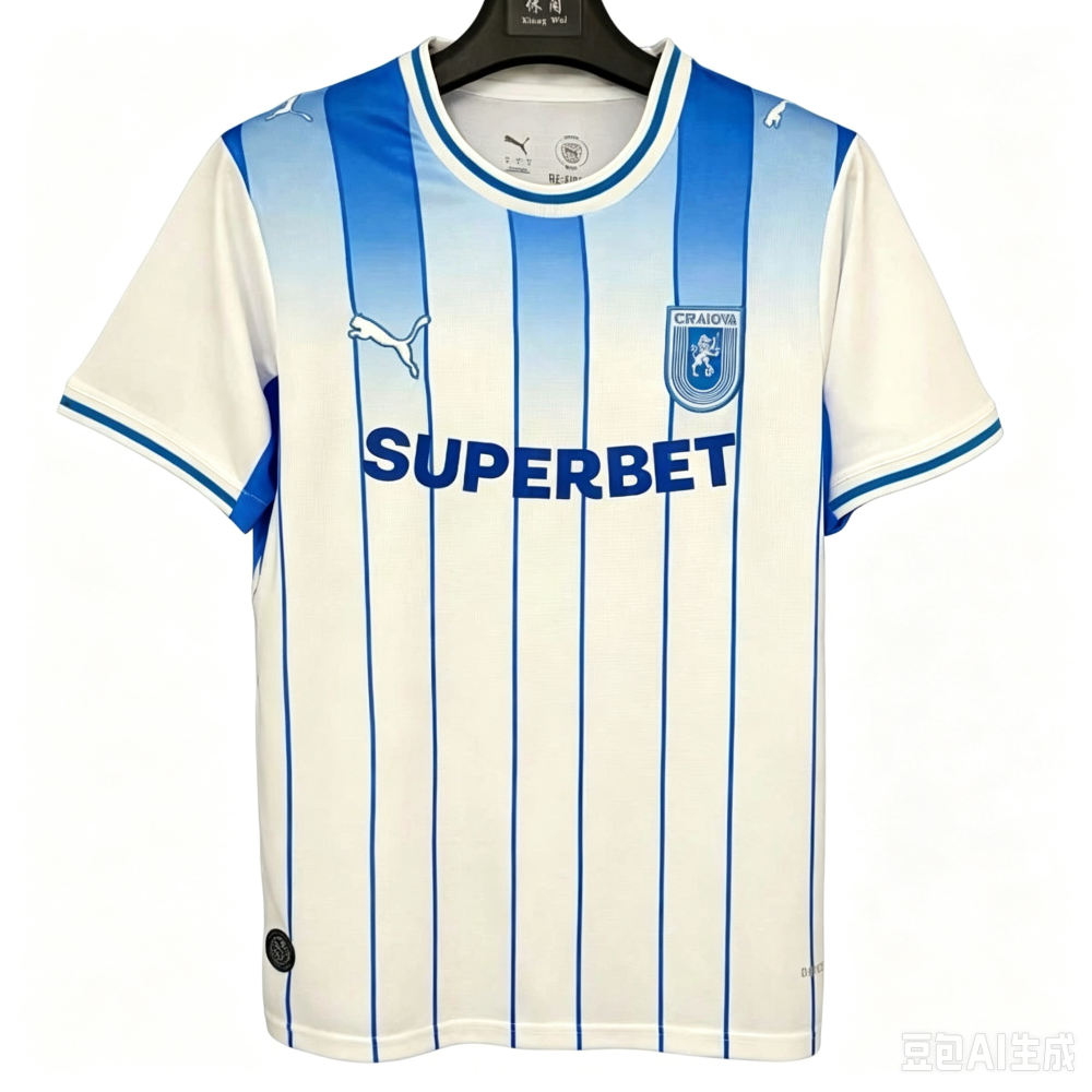 26-27 Universitatea Craiova Home Soccer Jersey Fan version