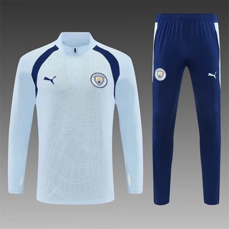 Manchester City 26-27 Football Kit Zipper Long-Sleeve Football Training Suit