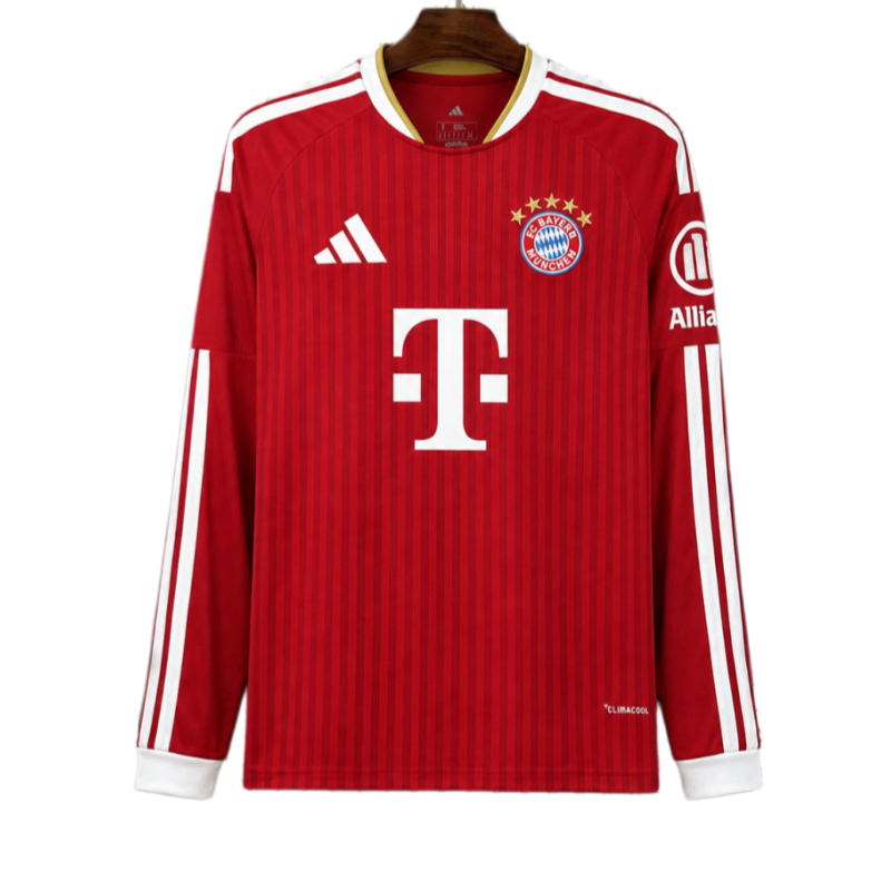 Bayern Munich 2026-27 Home Long Sleeve Football Jersey Fan Version