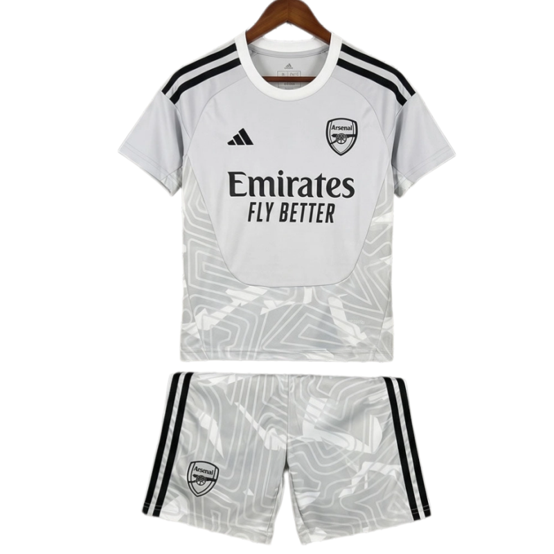 Arsenal 2026-27 Goalkeeper Kids Football Jersey Kit Fan Version