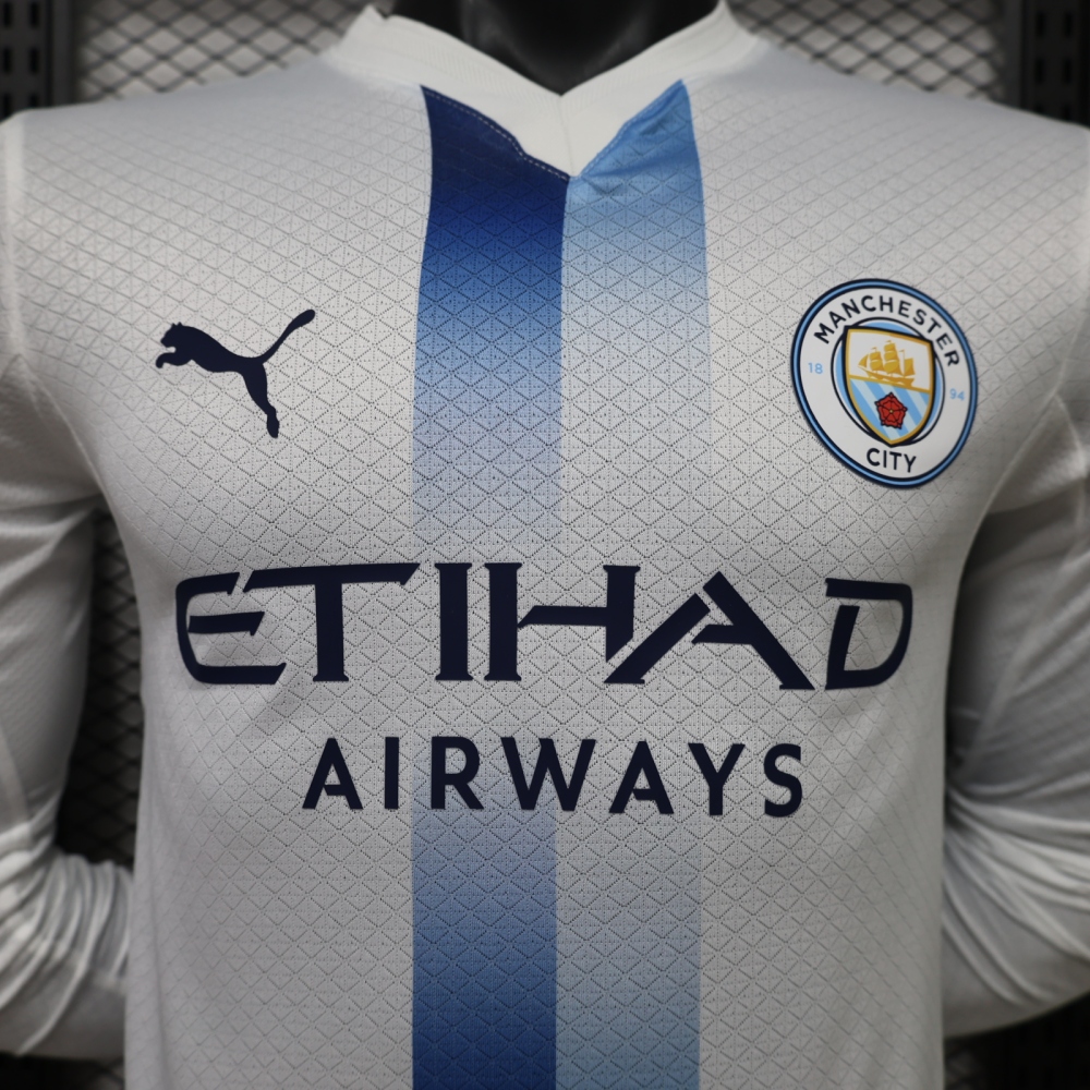 Manchester City 2026-27 Third Away Long Sleeve Football Jersey Player Version