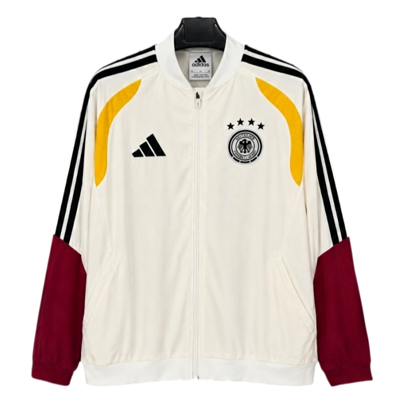 2026 German World Cup White Casual Training Windproof Jacket