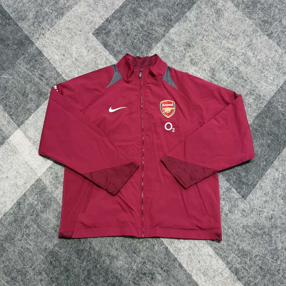 26-27 season Arsenal wine red retro jacket casual windproof jacket