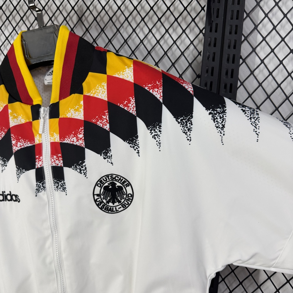 2026 German national team white transfer printing World Cup casual training windproof jacket
