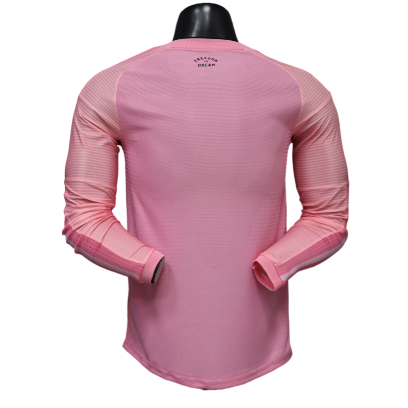 Miami International 2026 Home Long sleeves Football Jersey Player Version