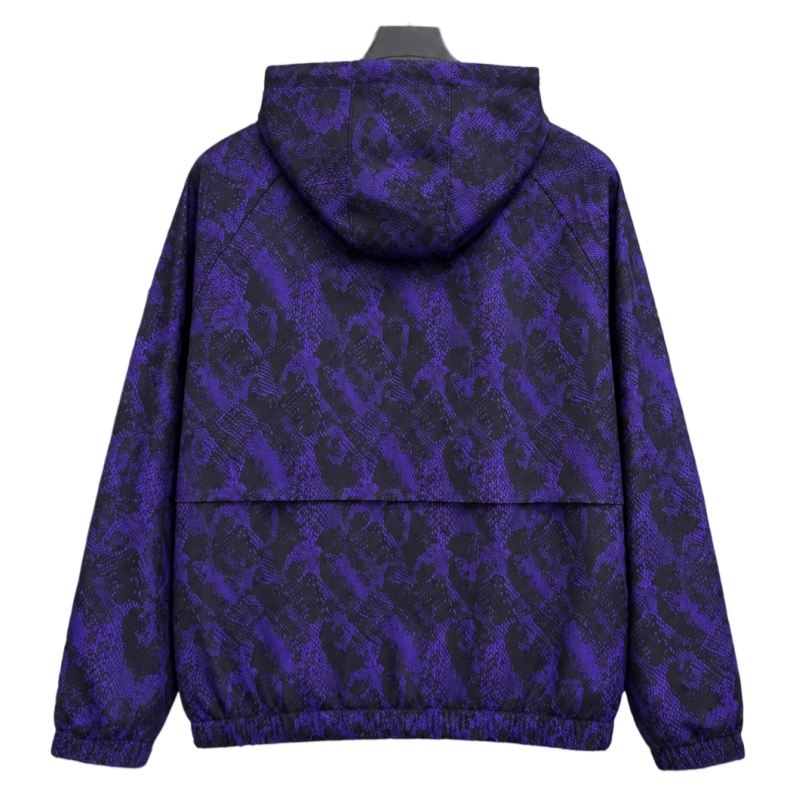 26/27 Barcelona Black and Purple Ramina Yamal Style Casual Windproof Jacket