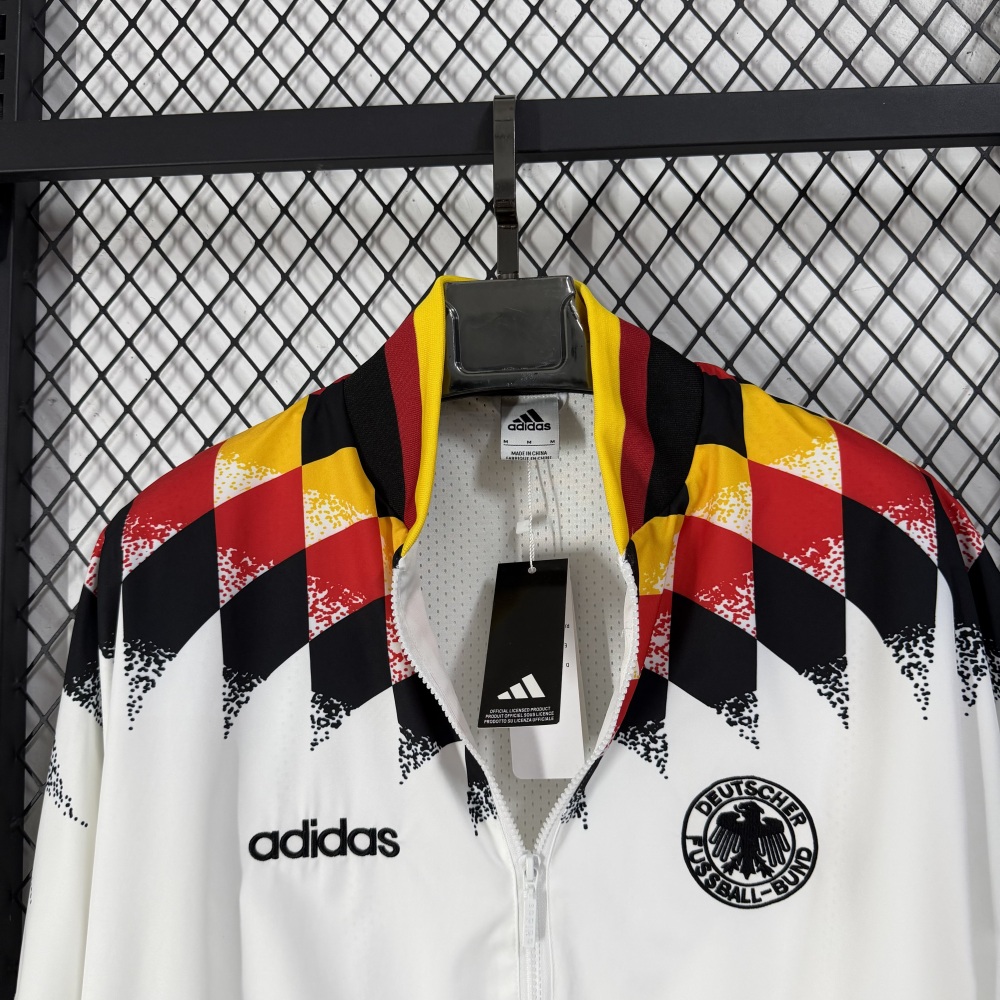 2026 German national team white transfer printing World Cup casual training windproof jacket