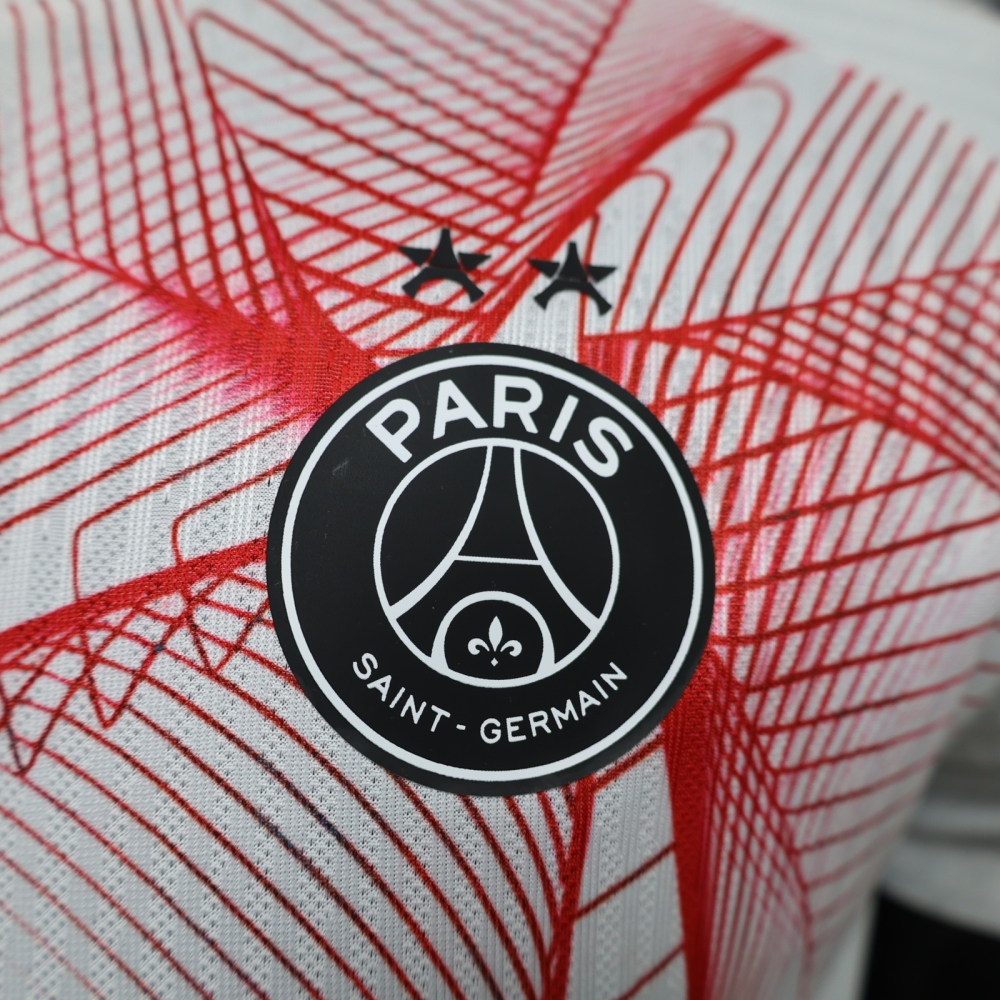 PSG 2026-2027 UEFA Champions League Pre match Red Football Shirt - Player Edition
