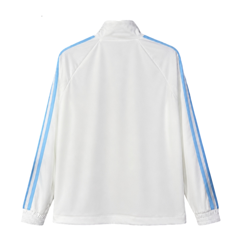 2026 Argentina World Cup White Classic Casual Training Windproof Jacket